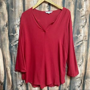 Cleo 3/4 inch sleeve blouse -Size L